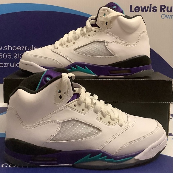 Air Jordan 5 Grape Kids Size 5.5y